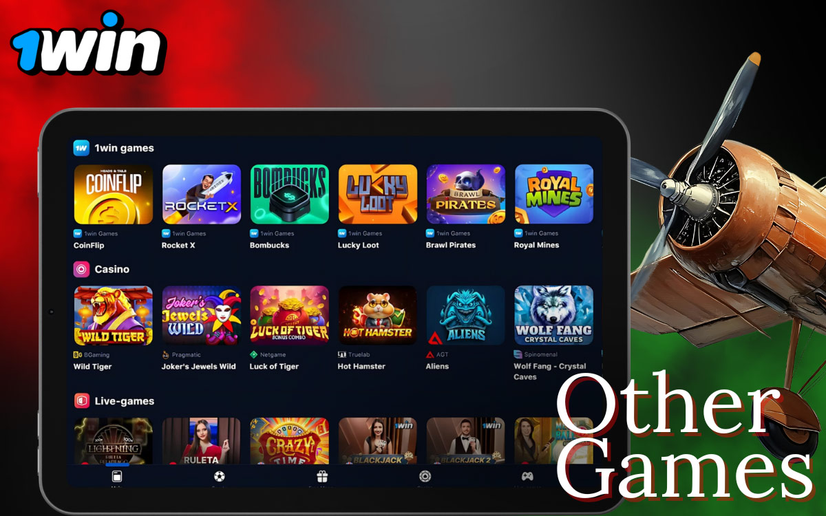 Other games at 1Win Casino