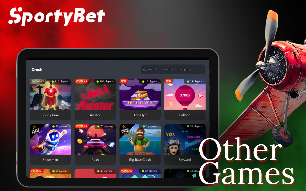 Other games at Sportybet