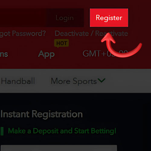 Find the “Register” icon